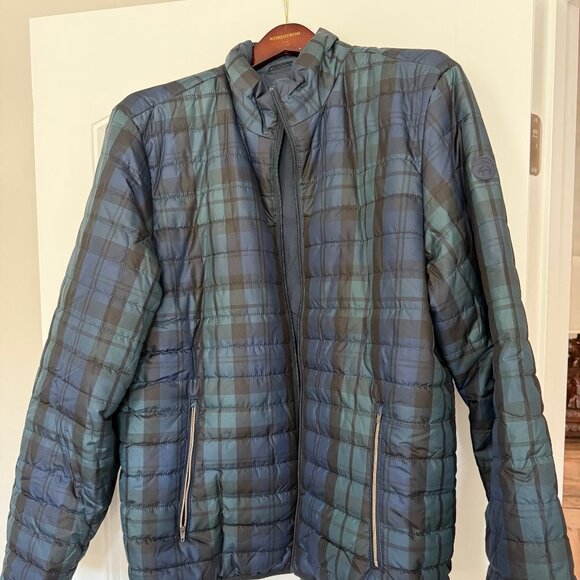 Brooks Brothers Blackwatch Plaid Quilted Jacket - Picture 1 of 2
